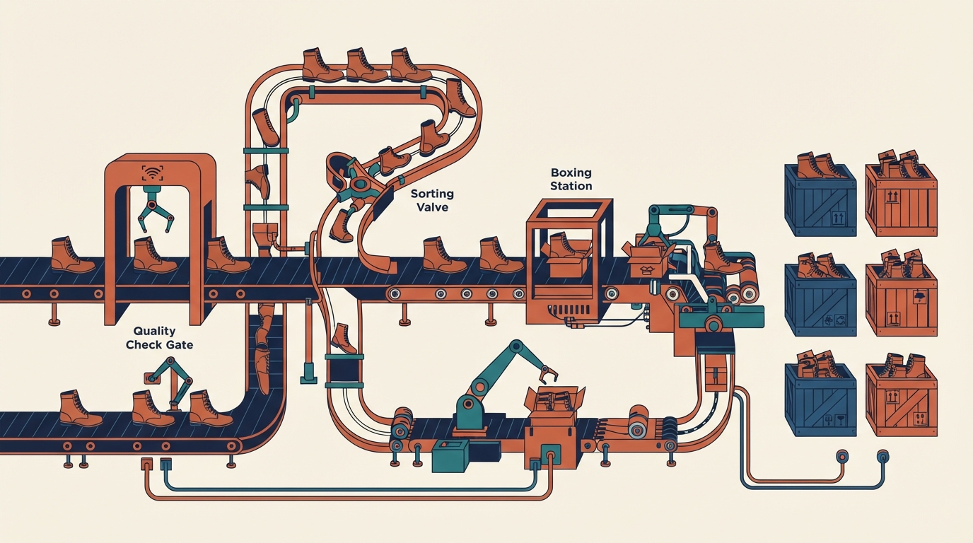 Automated pipeline system filtering and distributing content products through quality control stages.